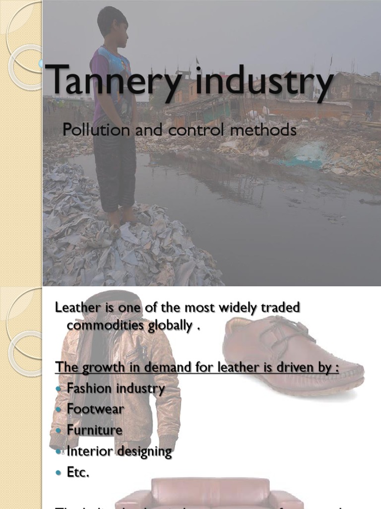 Tannery Industry Pollution Control Methods | PDF