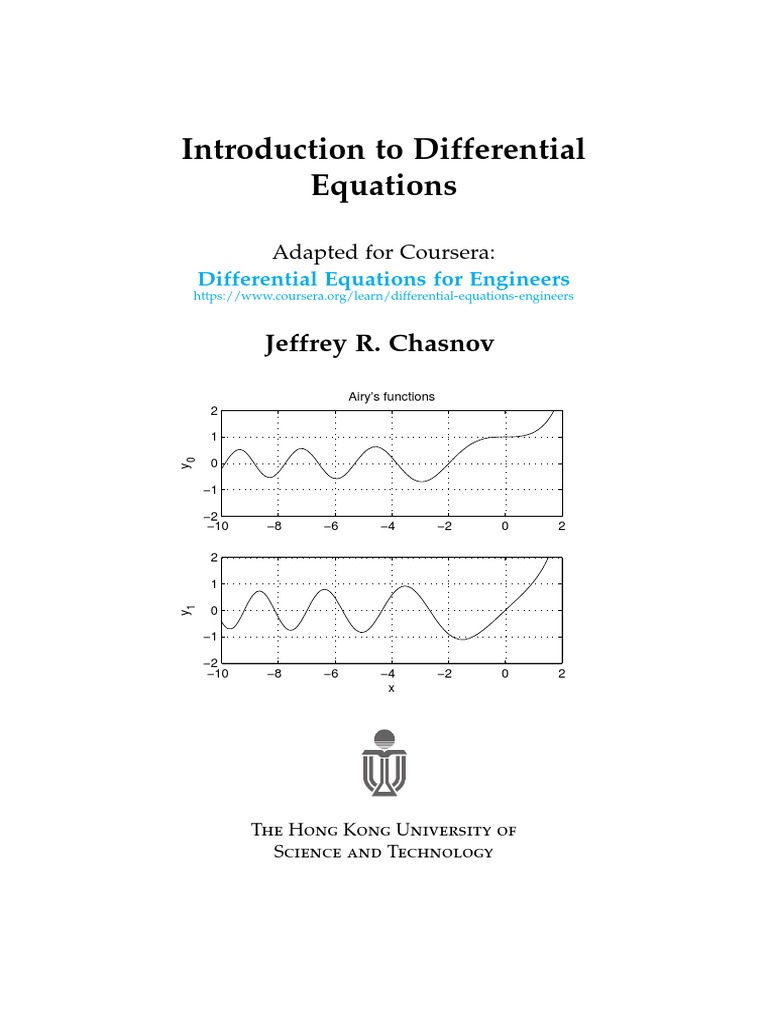 Differential Equations | PDF | Integral | Trigonometric Functions