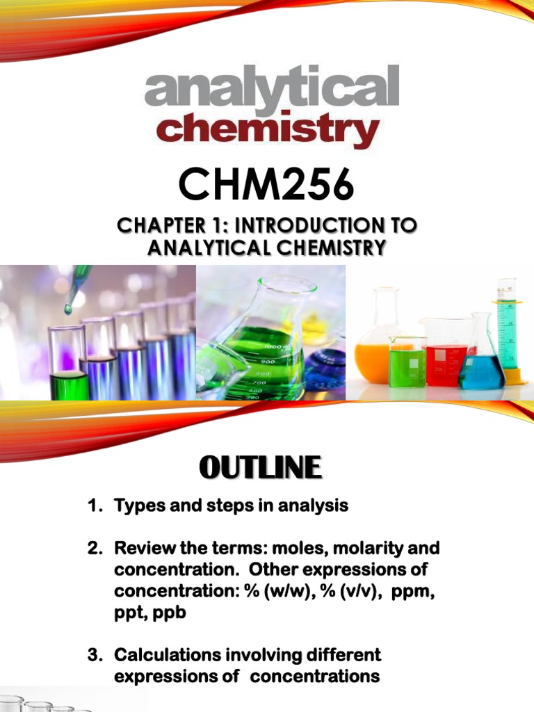 Introduction to Analytical Chemistry | PDF | Mole (Unit) | Mass ...