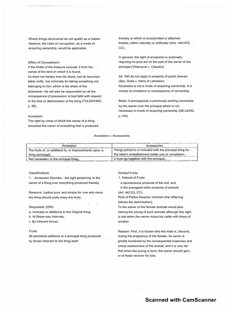 Understanding Accession in Property Law | PDF | Indemnity | Real Property