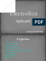 Electroliza Proiect