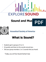 Sound and Music: Acoustical Society of America