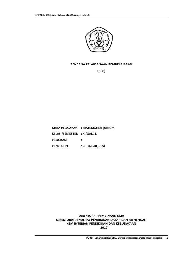 RPP KD 3.8 Rasio Trigonometri | PDF
