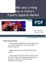 How Nike and Li-Ning Compete in China's Esports Apparel Market