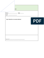 Selection Application Form