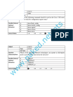 Sample Paper CCNA