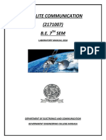 Satellite Communication (2171007) B.E. 7 SEM: Laboratory Manual 2016