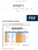 How To Use The Excel VLOOKUP Function - Exceljet