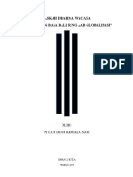 Naskah Dharma Wacana "Ngrajegang Basa Bali Ring Aab Globalisasi"