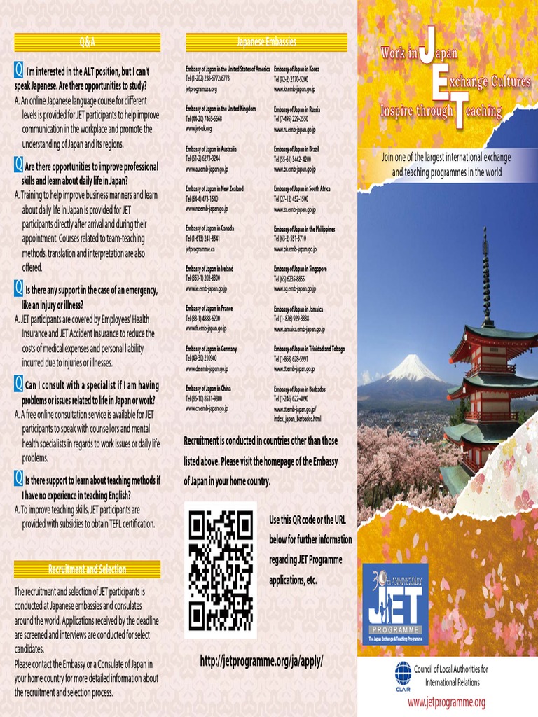 JET Program 2026: Opportunities in Japan | PDF | Learning