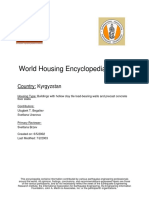World Housing Encyclopedia Report: Country: Kyrgyzstan