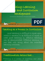 Teaching-Learning Process and Curriculum Development