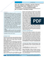 Association of Knowledge and Attitude of Mothers and Pre-Nursery / Nursery School Teachers Regarding Early Childhood Caries in Preschool Children of Puducherry - A Cross Sectional Study