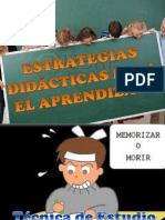 Estrategias Didacticas Del Aprendizaje