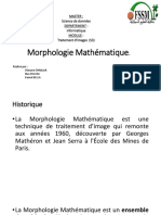 Morphologie Mathématique