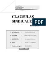 Clausula SINDICAL