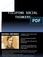 Filipino Social Thinkers