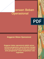 Perencanaan Beban Operasional