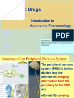 Introduction To Autonomic Pharmacology