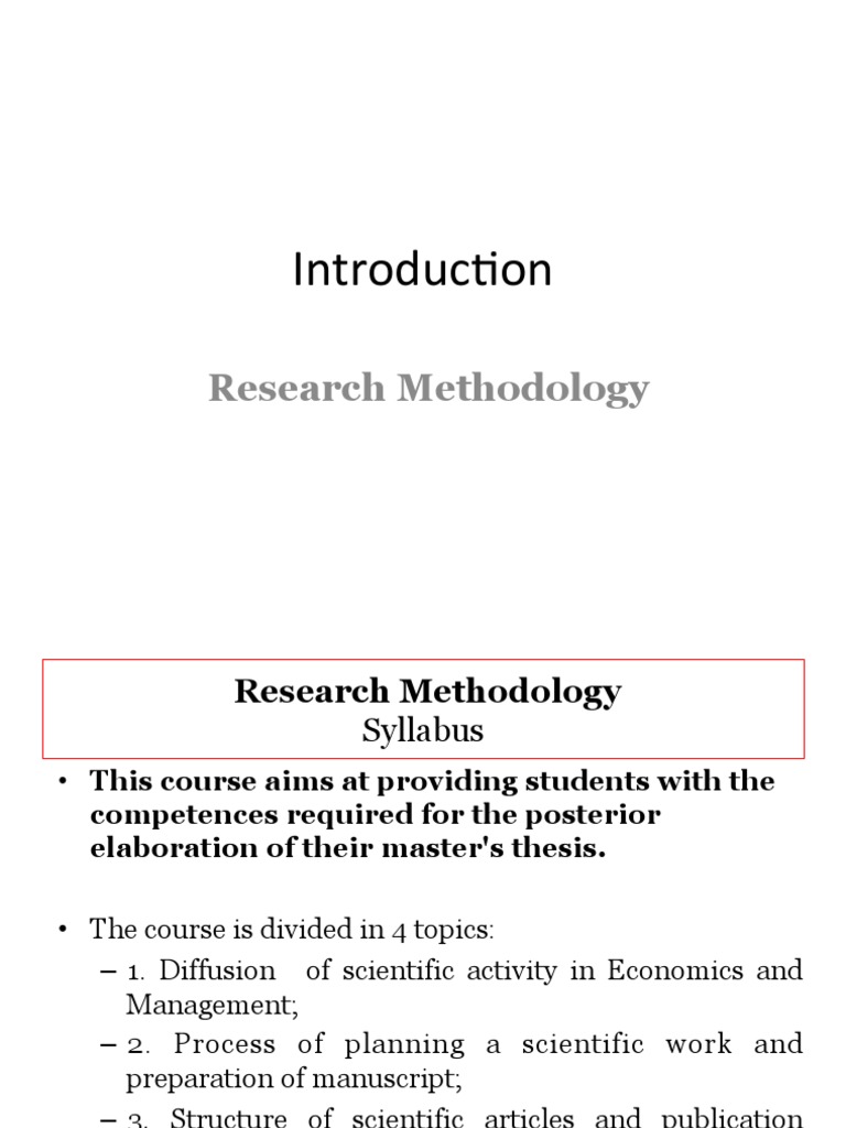 Master Thesis Preparation Guide | PDF | Thesis | Inquiry