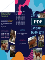 Daftar Harga Domba Dan Sapi Tahun 2019