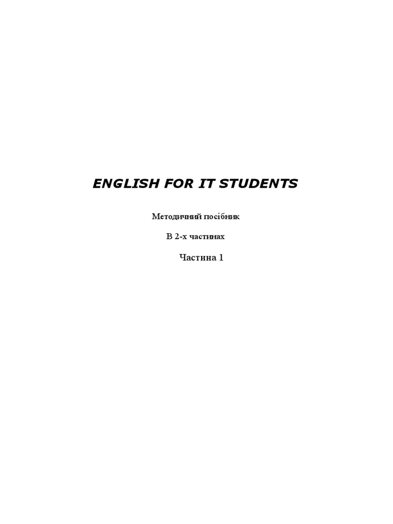 English For IT Students Part 1 | PDF | Central Processing Unit | Random ...