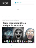 Como recuperar filtros antigos do Snapchat.pdf