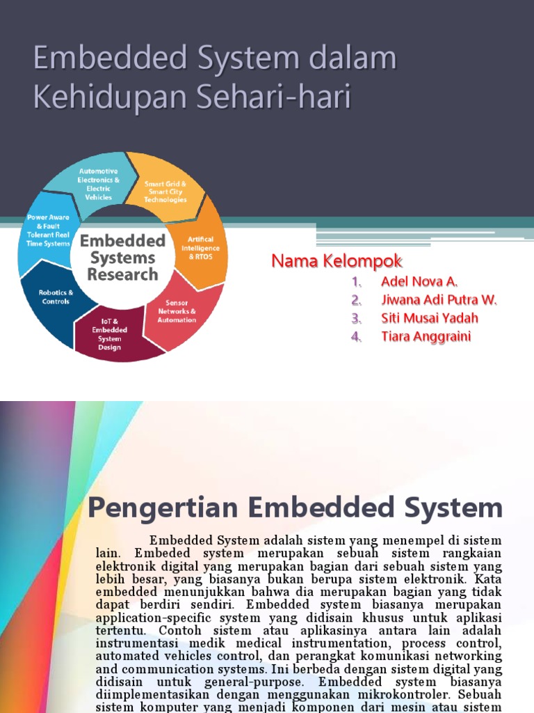 Embedded System Dalam Kehidupan Sehari Hari Pptx