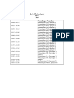 Jadwal Pertandingan