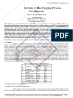 Review On Defects in Hot Forging Process-Investigation