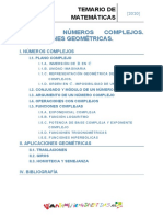 Tema 9 - Números Complejos. Aplicaciones