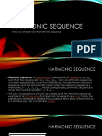 Harmonic Sequence: Here You Will Learn How The Harmonic Sequence