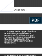 Quiz No - DRR Counsel