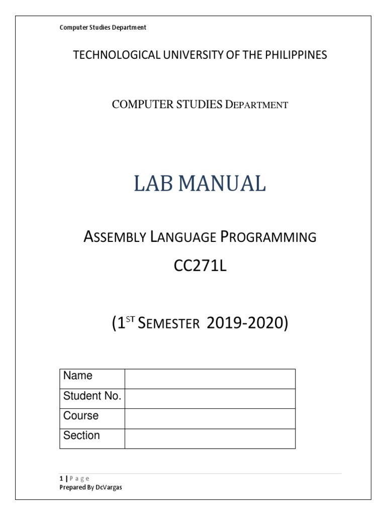 8086 Lab Programsprint | PDF | Matrix (Mathematics) | Theoretical ...