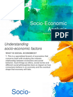 Socio-Economic Analysis: Factors That Affect Business
