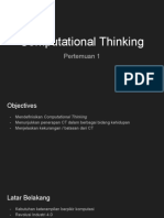 CT 01 - Computational Thinking