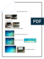 Procedure Text By: Hana Nabila P. Class: 7.1 How To Turn On The Laptop