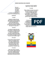 Himno Nacional Del Ecuador