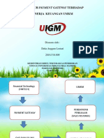 Pengaruh Payment Gateway Terhadap Kinerja Keuangan Umkm: Disusun Oleh: Deka Anggun Lestari 2016.510.009