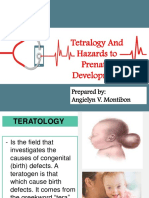 Hazards in Prenatal Period