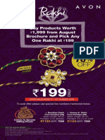 Buy products worth Rs. 1,999 and get a Rakhi for Rs. 199