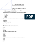 Soal Dasar Elektronika