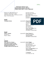 2016 Docket-Hayden-v - HSBC-MA-Fed-Dist-Ct-Dckt