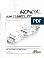 Mondial Rag Tearing Line Manual