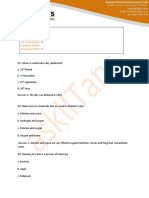 Class 7 Biology Wastewater Story Quiz