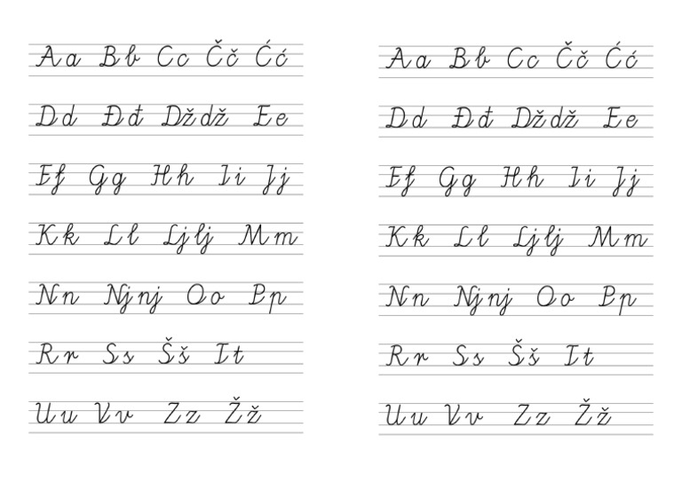 Abeceda Pisana Slova PDF