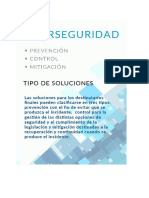 Tipos de Soluciones de Ciberseguridad