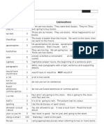 grammarexpectations with numbers