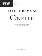 Origini - Dan Brown PDF