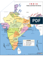 India Political Map - Gif